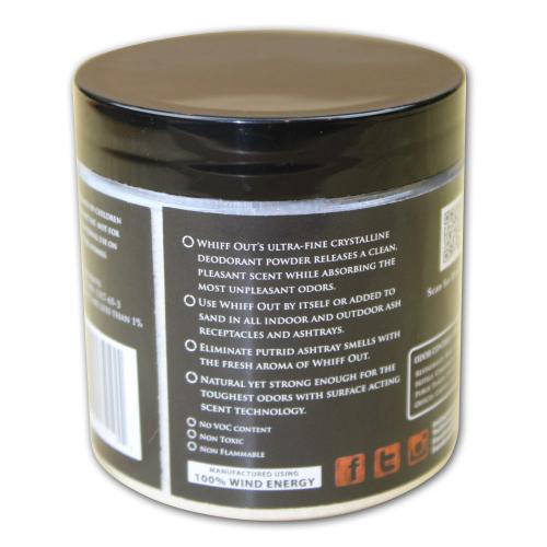 Whiff Out Powder - Ultra Fine Tobacco Smoke and Odor Deodoriser - Classic - 6oz Jar
